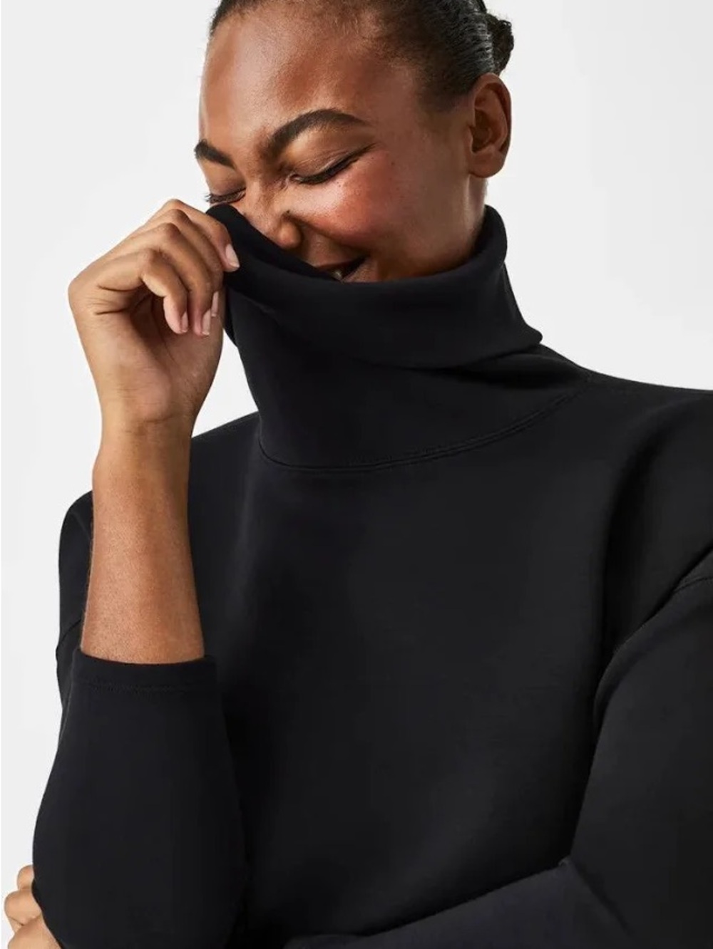 SPANX AirEssentials Turtleneck Tunic - Black 1X